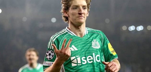 جوردون: برشلونة أفضل فريق واجهته، وطريقتهم في الاحتفاظ بالكرة درسًا لنا