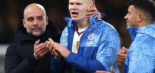 جوارديولا يكشف سبب غياب هالاند عن مواجهة ليدز