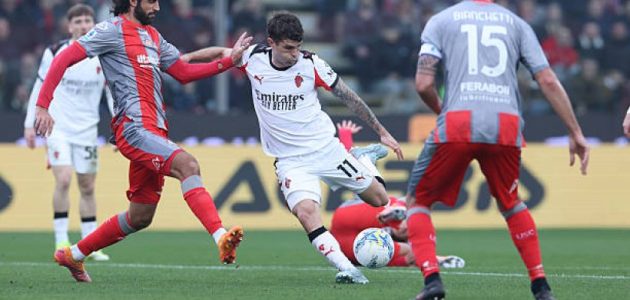 ميلان يخطف فوزًا مثيرًا من كريمونيسي في الدوري الإيطالي