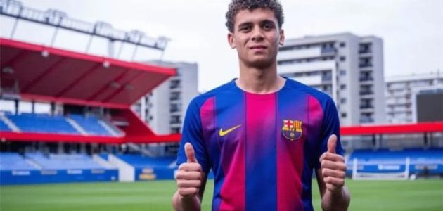 حمزة عبد الكريم يسجل في ظهوره الأول بإسم برشلونة