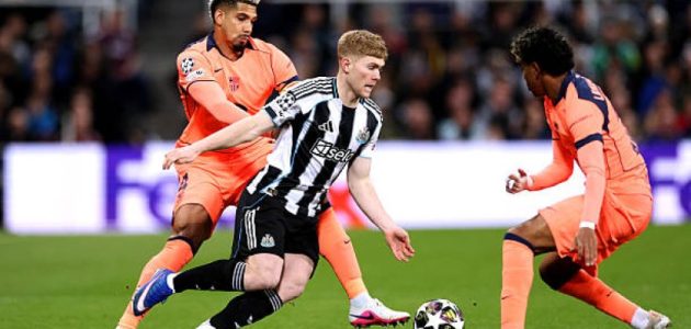 قرار جديد من برشلونة لمواجهة زحف جماهير نيوكاسل