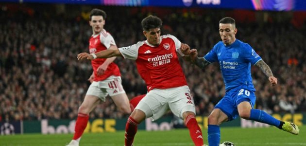 آرسنال يضرب ليفركوزن ثنائية ويعبر إلى ربع نهائي دوري الأبطال