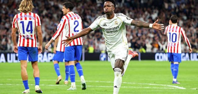 فينيسيوس يُنهي عقدته التهديفية أمام أتلتيكو مدريد