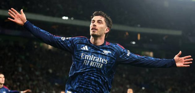 هافيرتز: رايا أفضل حارس في العالم، وفوزنا على سبورتينج نقطة تحول